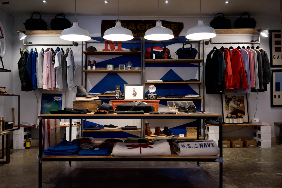 Illustrative retail scene